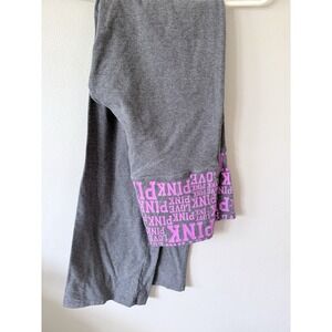 Victoria's Secret Pink Love Fold Over Boot Cut Yoga Pants Women's M 2011 Y2k